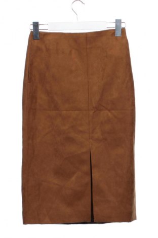 Rock H&M, Größe XS, Farbe Braun, Preis 20,99 €