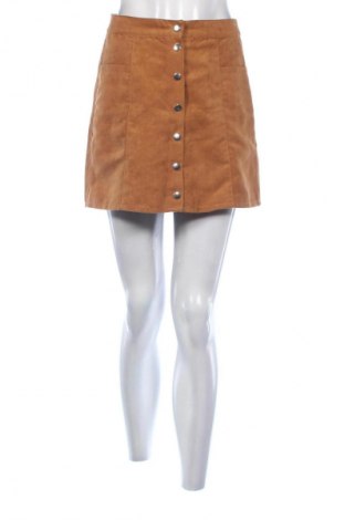 Пола H&M Divided, Размер XS, Цвят Кафяв, Цена 17,99 лв.