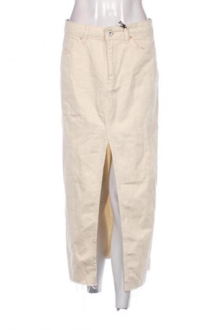 Fustă Pull&Bear, Mărime M, Culoare Bej, Preț 85,99 Lei