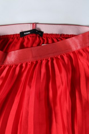 Fustă Sinsay, Mărime XXS, Culoare Roșu, Preț 60,67 Lei