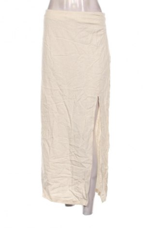 Sukňa Stradivarius, Veľkosť L, Farba Kremová, Cena  21,95 €