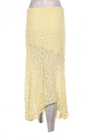 Szoknya Stradivarius, Méret M, Szín Sárga, Ár 7 159 Ft