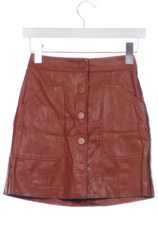 Sukně Stradivarius, Velikost XS, Barva Hnědá, Cena  229,00 Kč