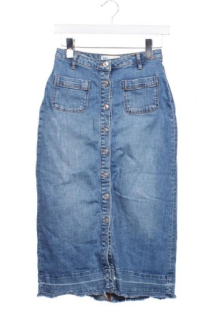 Spódnica Zara, Rozmiar XS, Kolor Niebieski, Cena 62,07 zł