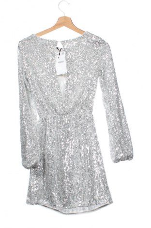 Šaty  Bershka, Velikost XS, Barva Stříbrná, Cena  784,00 Kč