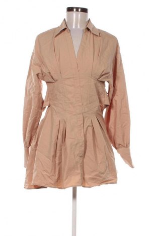 Kleid Bershka, Größe XS, Farbe Beige, Preis 9,99 €