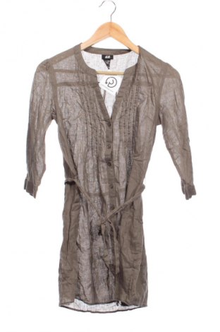 Kleid H&M, Größe XS, Farbe Braun, Preis 14,99 €