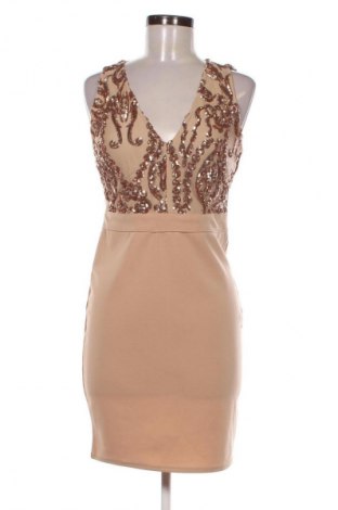 Рокля In Vogue, Размер M, Цвят Бежов, Цена 93,09 лв.