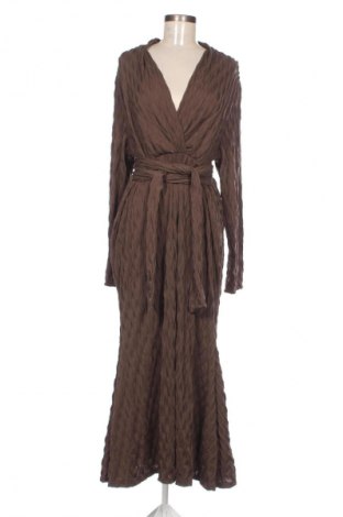 Sukienka SHEIN, Rozmiar 3XL, Kolor Brązowy, Cena 77,99 zł