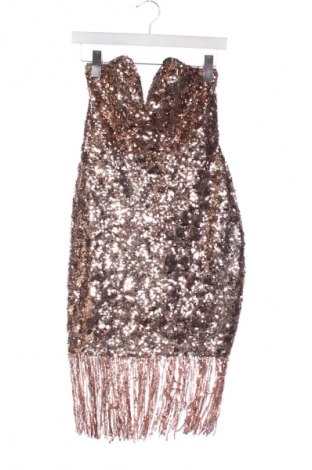 Rochie TFNC London, Mărime S, Culoare Auriu, Preț 232,99 Lei