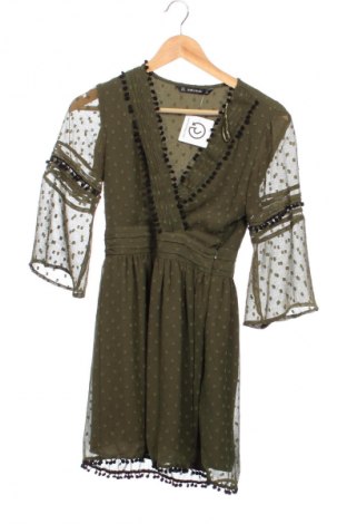 Рокля Zara, Размер S, Цвят Зелен, Цена 27,99 лв.