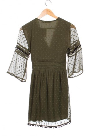 Рокля Zara, Размер S, Цвят Зелен, Цена 27,99 лв.