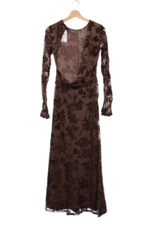 Kleid Zara, Größe XS, Farbe Braun, Preis 44,99 €