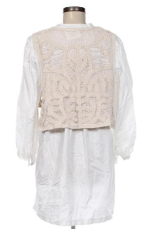 Kleid Zara, Größe S, Farbe Weiß, Preis 17,99 €