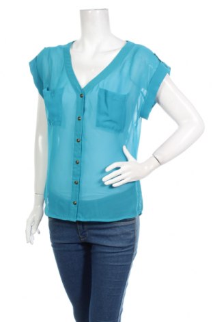 Γυναικείο πουκάμισο, Μέγεθος M, Χρώμα Μπλέ, Τιμή 10,52 €