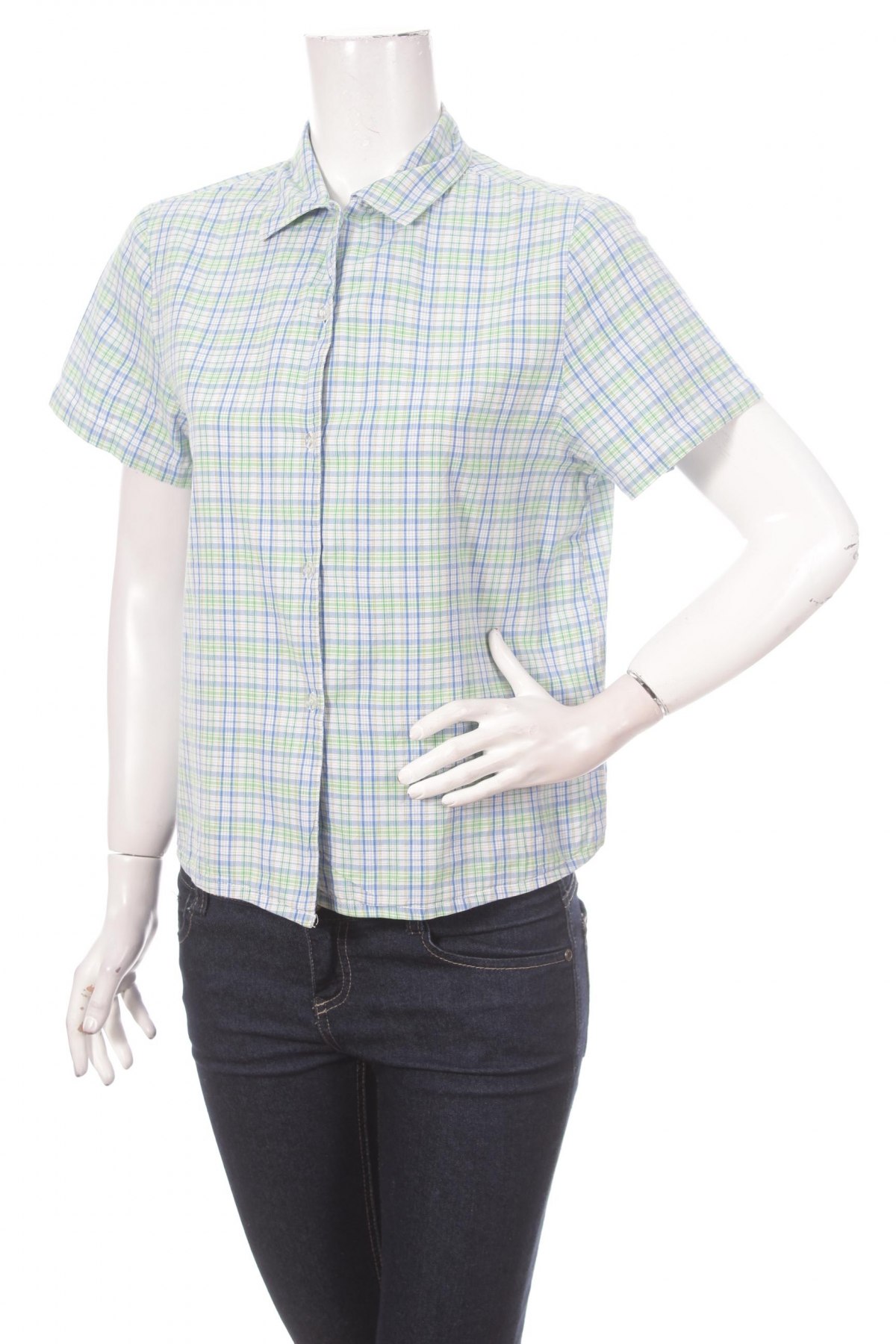 Γυναικείο πουκάμισο Mangoon, Μέγεθος L, Χρώμα Πολύχρωμο, Τιμή 8,66 €