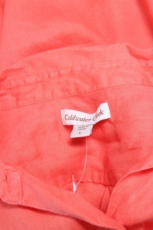 Γυναικείο πουκάμισο Coldwater Creek, Μέγεθος L, Χρώμα Πορτοκαλί, Τιμή 11,75 €