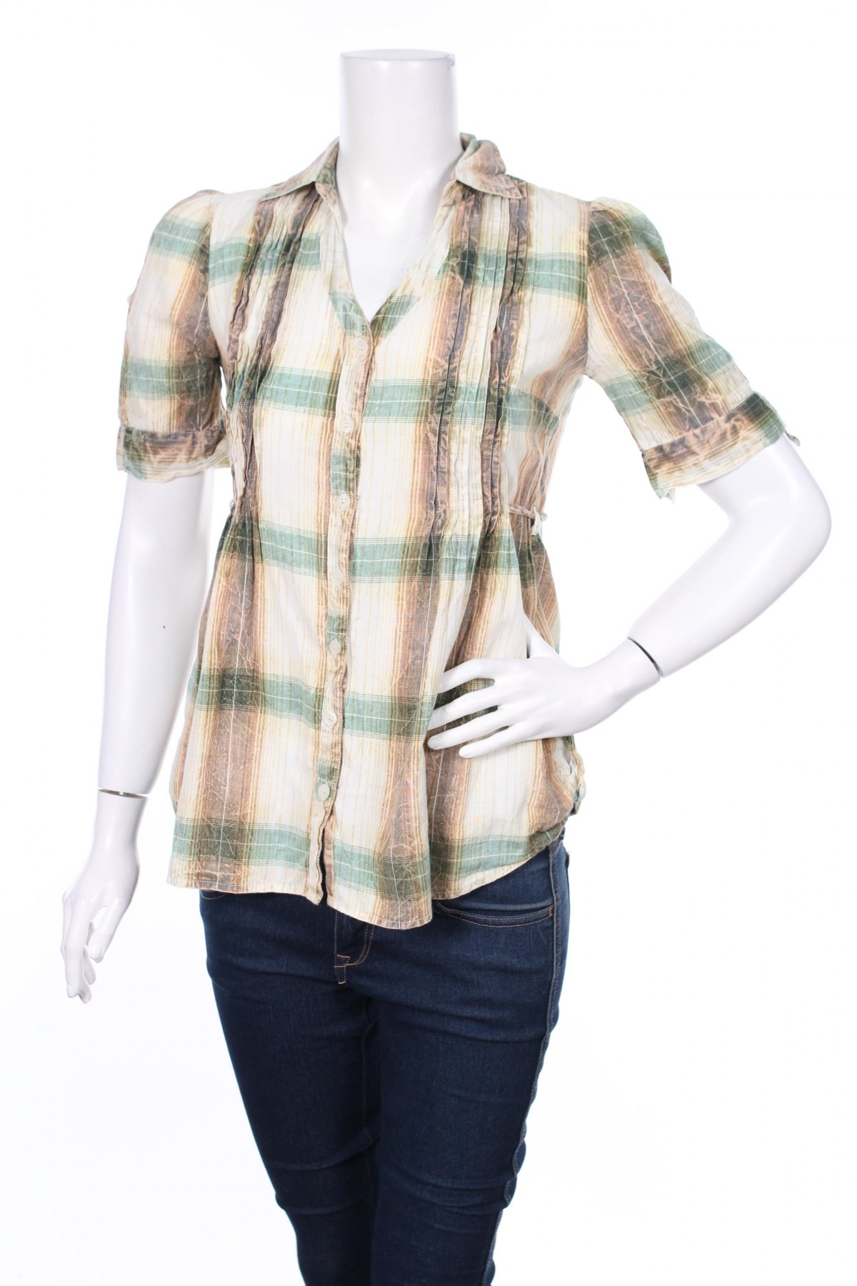 Γυναικείο πουκάμισο Aviva, Μέγεθος S, Χρώμα Πολύχρωμο, Τιμή 8,66 €