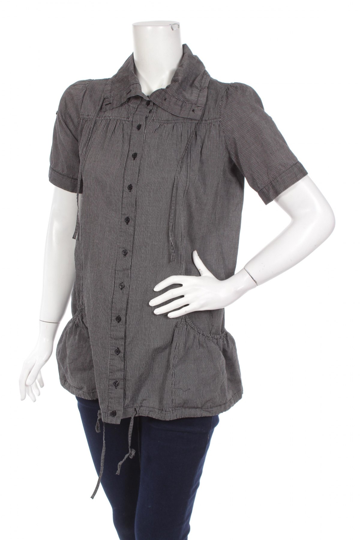 Γυναικείο πουκάμισο Bik Bok, Μέγεθος S, Χρώμα Μαύρο, Τιμή 11,13 €