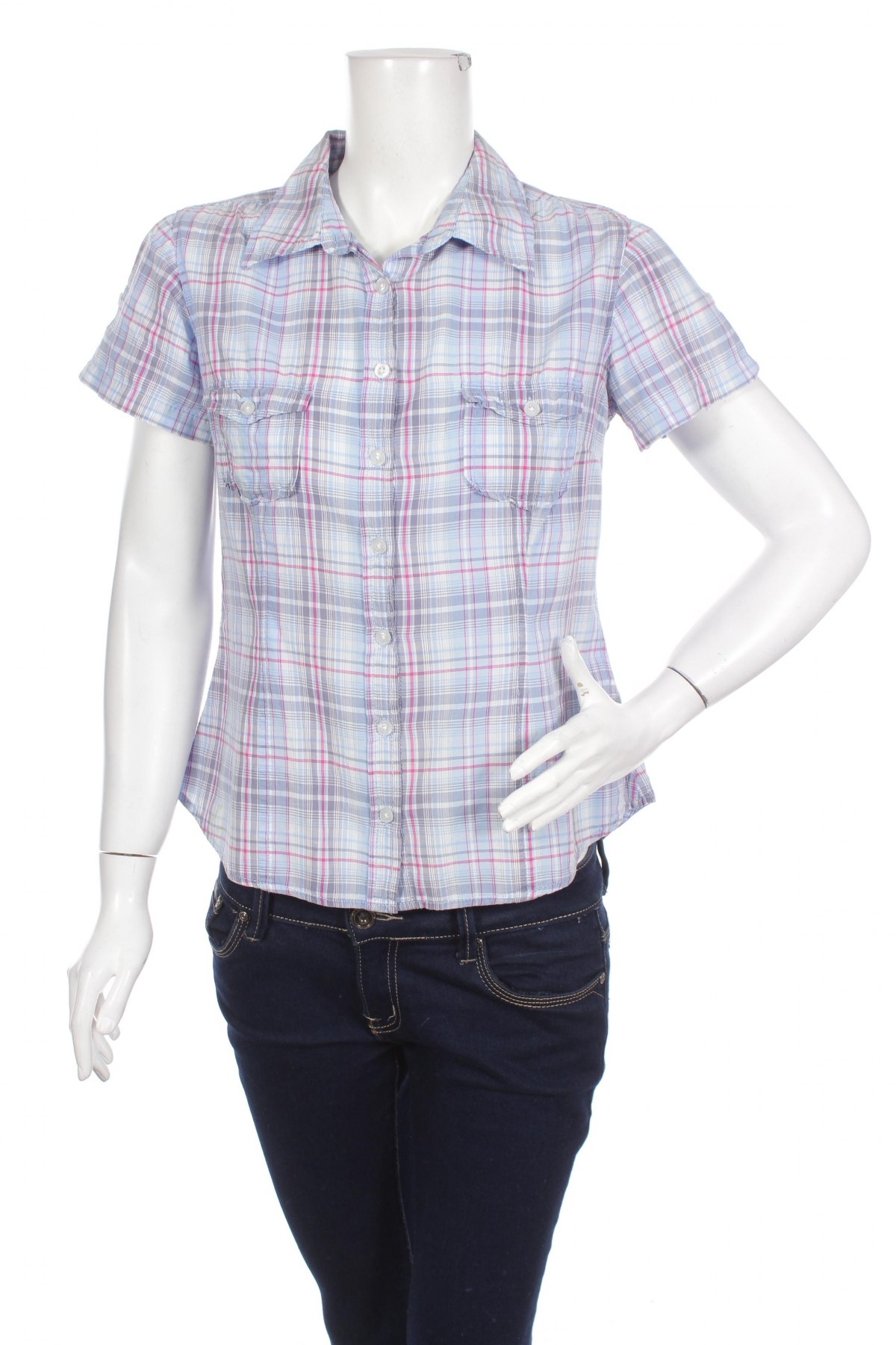 Γυναικείο πουκάμισο H&M L.o.g.g, Μέγεθος M, Χρώμα Πολύχρωμο, Τιμή 8,66 €