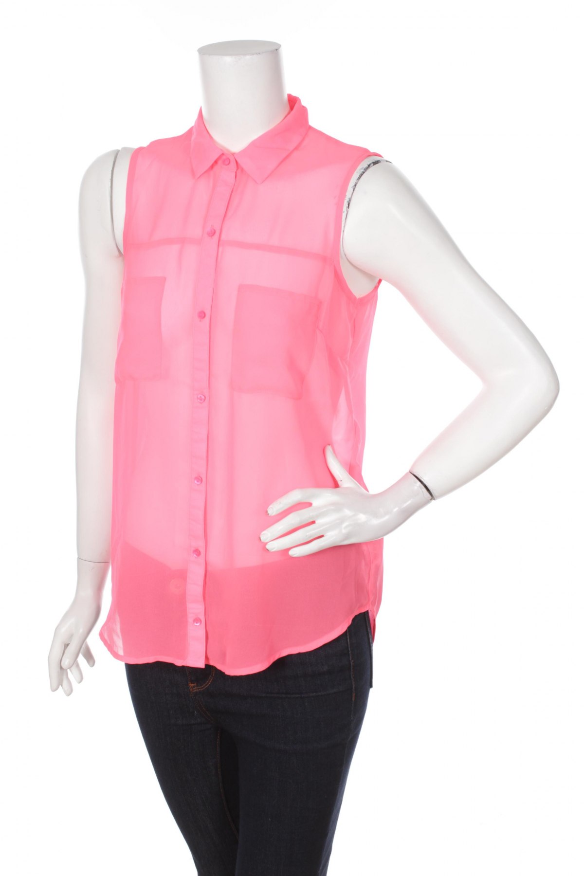 Γυναικείο πουκάμισο Pimkie, Μέγεθος S, Χρώμα Ρόζ , Τιμή 9,28 €