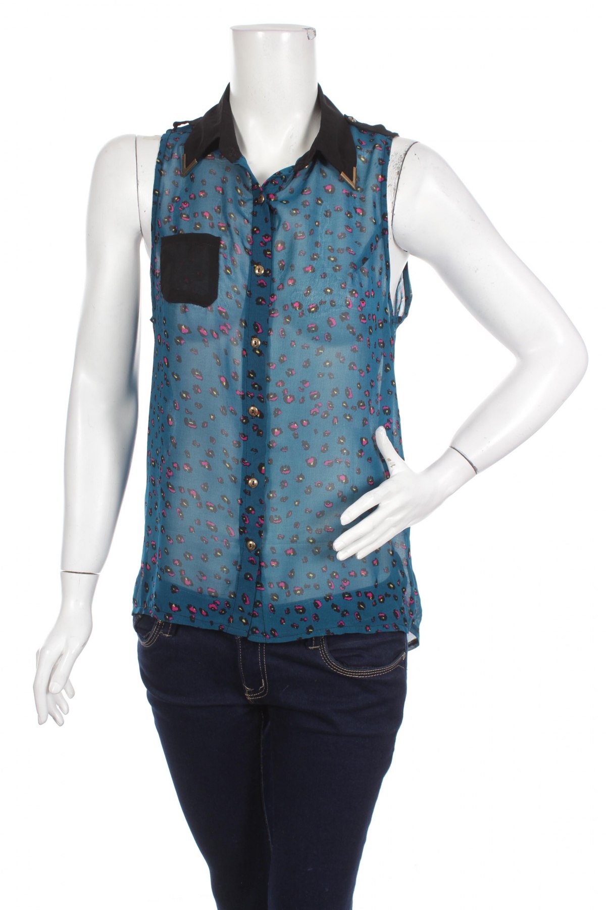 Γυναικείο πουκάμισο Poppy Lux, Μέγεθος M, Χρώμα Πολύχρωμο, Τιμή 9,90 €