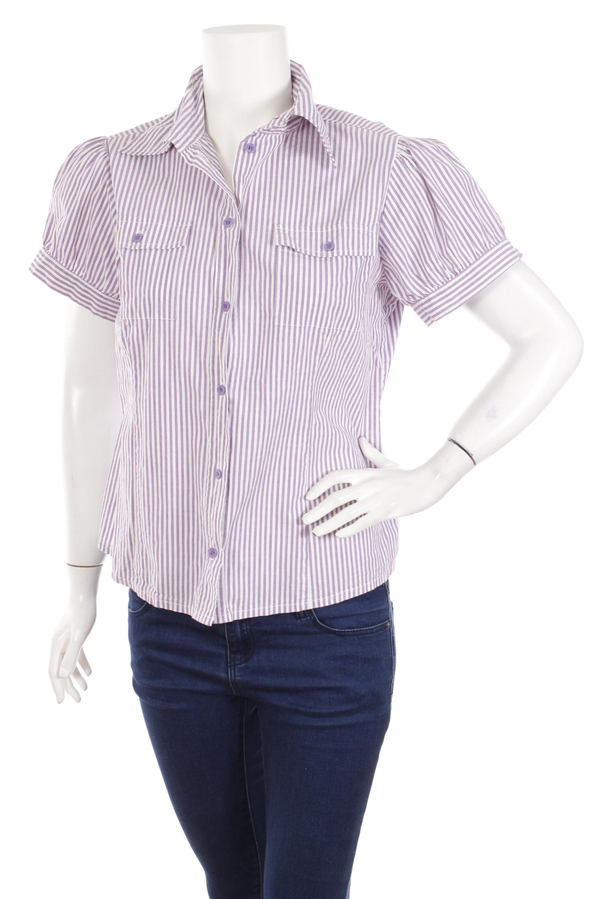 Γυναικείο πουκάμισο Y.o.u, Μέγεθος XL, Χρώμα Βιολετί, Τιμή 11,86 €