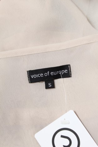 Дамска блуза Voice Of Europe, Размер S, Цвят Бежов, Цена 4,00 лв.