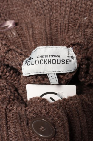 Дамска жилетка Clockhouse, Размер L, Цвят Кафяв, Цена 6,75 лв.