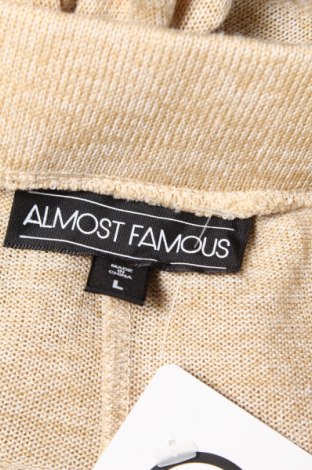 Γυναικείο παντελόνι Almost Famous, Μέγεθος L, Χρώμα  Μπέζ, Τιμή 3,71 €