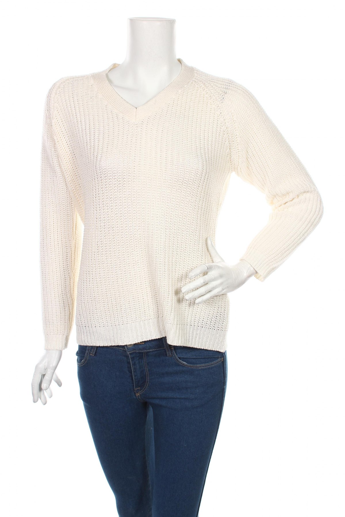 Дамски пуловер Amy Vermont, Размер M, Цвят Екрю, Цена 6,25 лв.