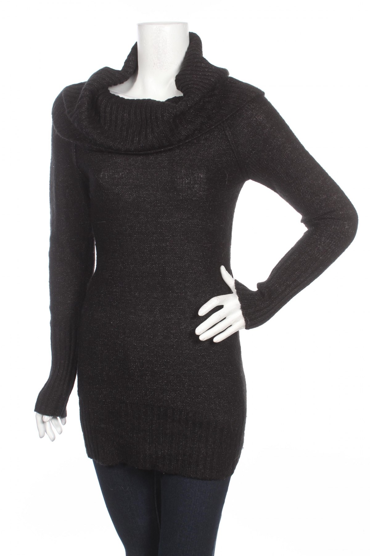 Дамски пуловер Wet Seal, Размер M, Цвят Черен, Цена 6,50 лв.