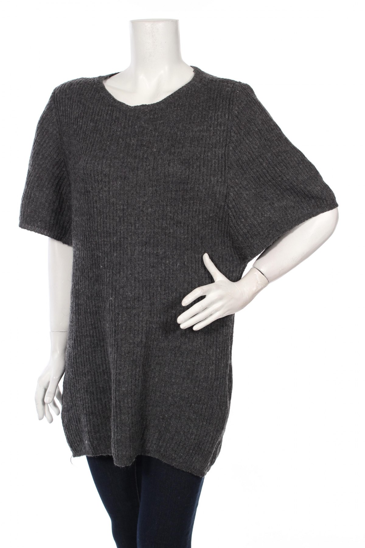 Pulover de femei Zara Knitwear, Mărime M, Culoare Gri, Preț 17,04 Lei