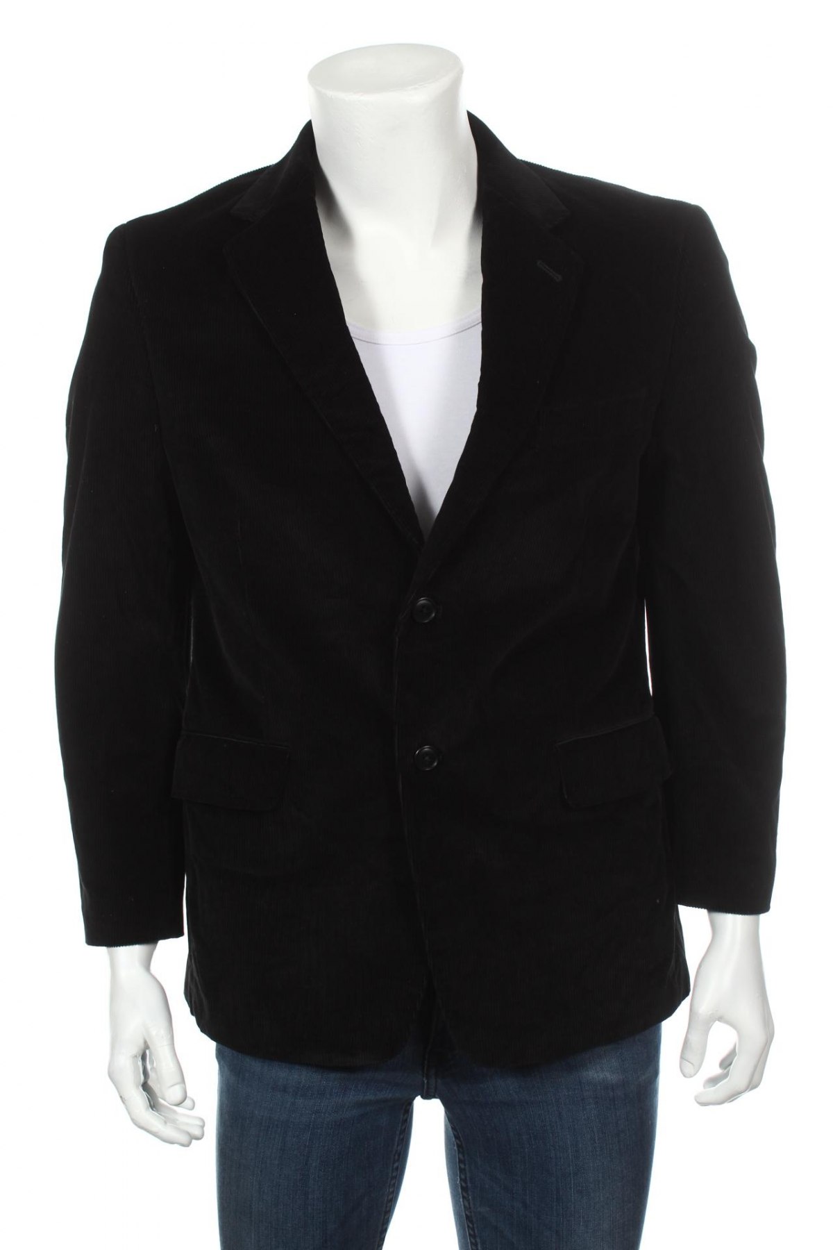 Ανδρικό σακάκι Adolfo, Μέγεθος S, Χρώμα Μαύρο, Τιμή 3,71 €