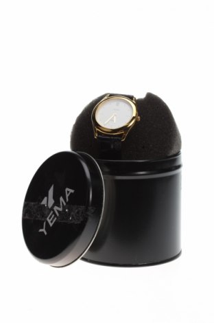 Ρολόι Yema, Χρώμα Μαύρο, Δερματίνη, μέταλλο, Τιμή 50,41 €