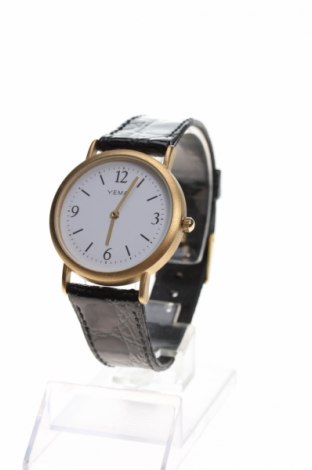 Часовник Yema, Цвят Черен, Еко кожа, метал, Цена 366,75 лв.