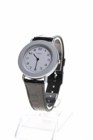 Uhr Yema, Farbe Schwarz, Kunstleder, Metall, Preis 70,58 €