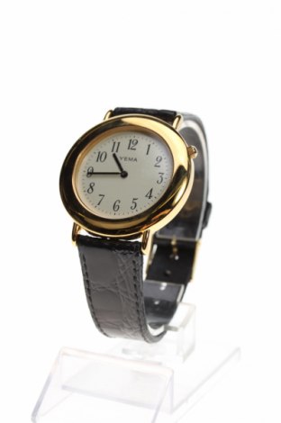 Часовник Yema, Цвят Черен, Еко кожа, метал, Цена 78,24 лв.