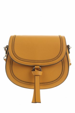 Γυναικεία τσάντα C&A, Χρώμα Κίτρινο, Δερματίνη, Τιμή 15,59 €