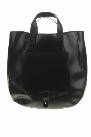 Γυναικεία τσάντα Zara, Χρώμα Μαύρο, Δερματίνη, Τιμή 42,06 €