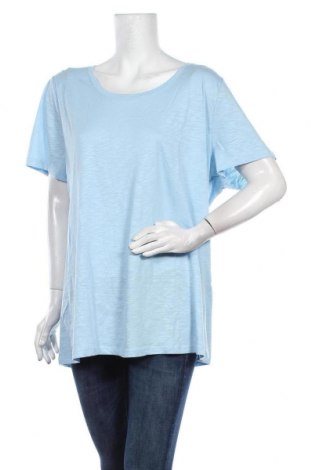 Damen T-Shirt Sheego, Größe XXL, Farbe Blau, Baumwolle, Modal, Preis 14,07 €