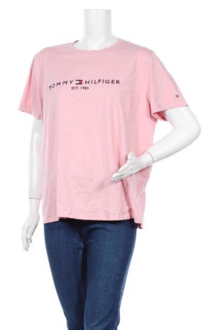 Дамска тениска Tommy Hilfiger, Размер L, Цвят Розов, Цена 61,50 лв.