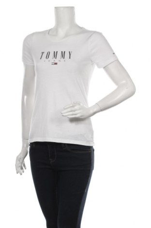 Damen T-Shirt Tommy Hilfiger, Größe M, Farbe Weiß, 60% Baumwolle, 40% Polyester, Preis 30,31 €