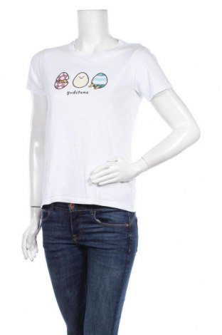 Damen T-Shirt Uniqlo, Größe M, Farbe Weiß, Baumwolle, Preis 15,31 €
