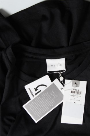 Дамска тениска Vila, Размер XL, Цвят Черен, Цена 3,60 лв.