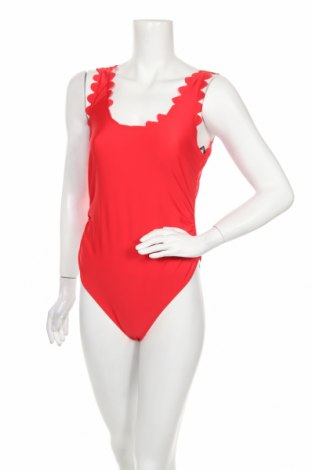 Dámské plavky  Boohoo, Velikost S, Barva Červená, 90% polyester, 10% elastan, Cena  104,00 Kč