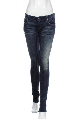 Damskie jeansy Diesel, Rozmiar M, Kolor Niebieski, 90% bawełna, 8% poliester, 2% elastyna, Cena 141,00 zł