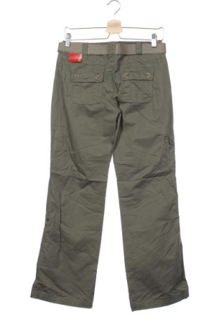 Дамски панталон S.Oliver, Размер XS, Цвят Зелен, Памук, Цена 16,35 лв.