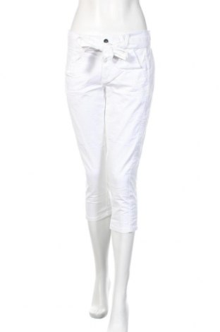 Γυναικείο παντελόνι Street One, Μέγεθος M, Χρώμα Λευκό, 98% βαμβάκι, 2% ελαστάνη, Τιμή 22,48 €
