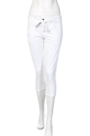 Γυναικείο παντελόνι Street One, Μέγεθος S, Χρώμα Λευκό, 98% βαμβάκι, 2% ελαστάνη, Τιμή 28,10 €